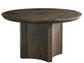 Universal - Sable & Desert-Modern Sable Round Dining Table