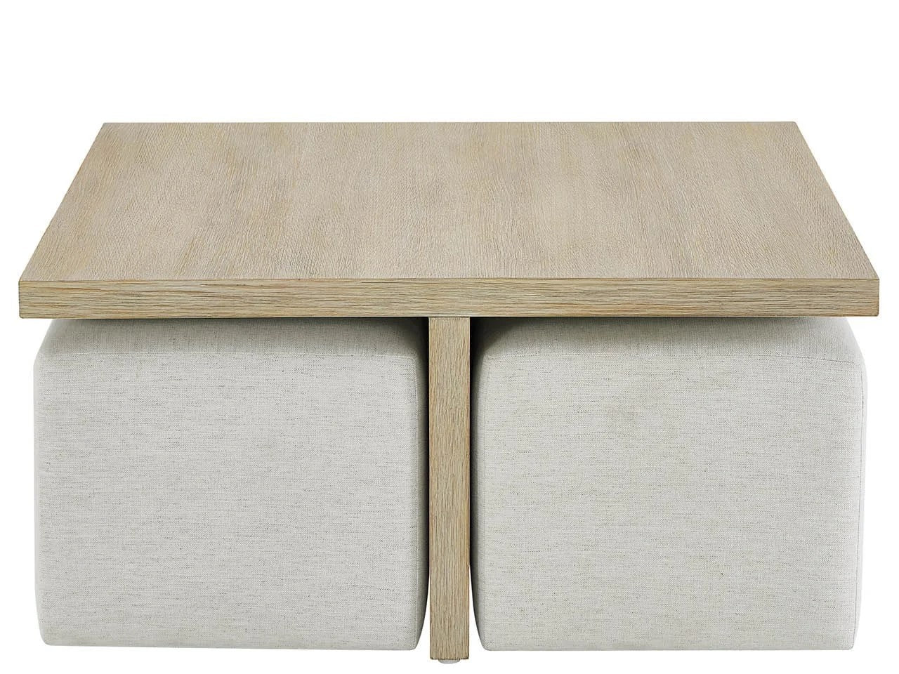 Universal - Oasis-Coastal Living Home Dockside Cocktail Table with Ottomans