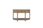 Trilogy - Toffee Curved 1 Drawer Console Table