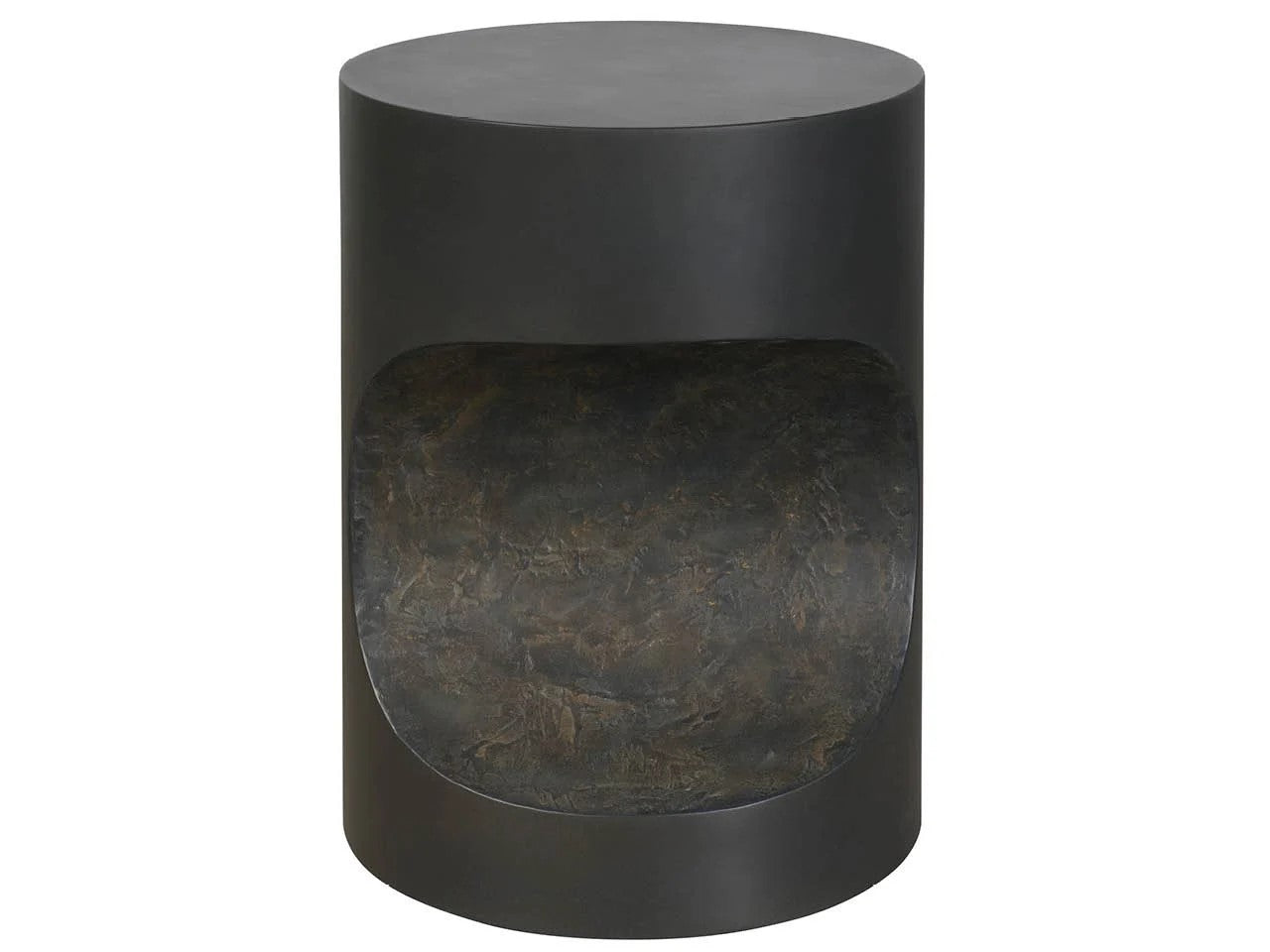 Universal - Sable & Desert-Modern Concrete Side Table