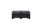 Pleasant Hill - Ebony Cocktail Table with Matte Glass Top