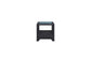Pleasant Hill - Ebony End Table with Matte Glass Top