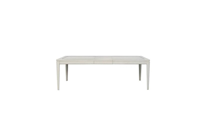 Trilogy - Vanilla Leg Table with Metal Inlay