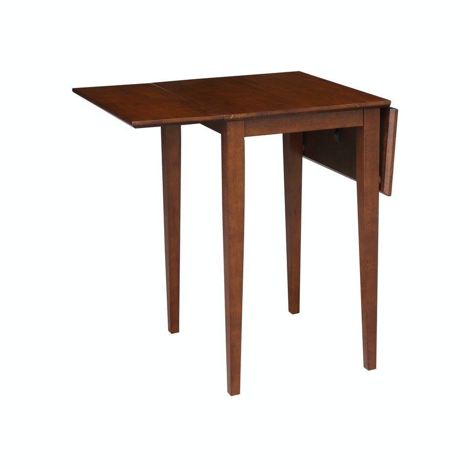 Dining Essentials - Small Drop Leaf Table with Legs in Espresso