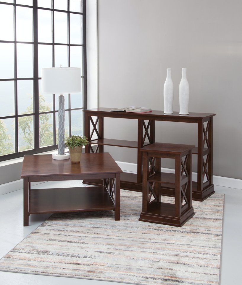 Home Accents - Square Coffee Table in Espresso