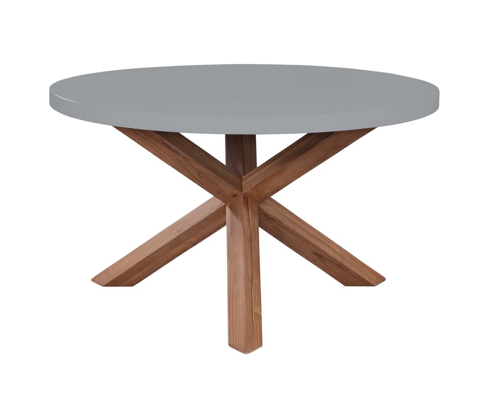 PARKS: Outdoor Living - Shenandoah Round Dining Table in Gray