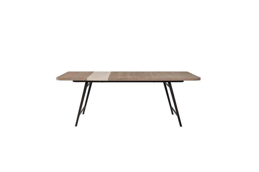 Trilogy - Toffee Asymmetrical Stone Slab Dining Table