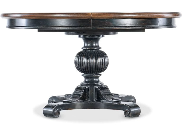 Hooker Furniture - Casual Dining Charleston Round Pedestal Dining Table w/1-20in leaf