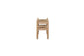 Pleasant Hill - Suede Chairside Table with Metal & Rattan Shelf