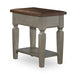 Home Accents - Vista Side Table in Hickory & Stone