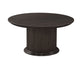 Home Accents - Haven Round Coffee Table Top & Base in Coal