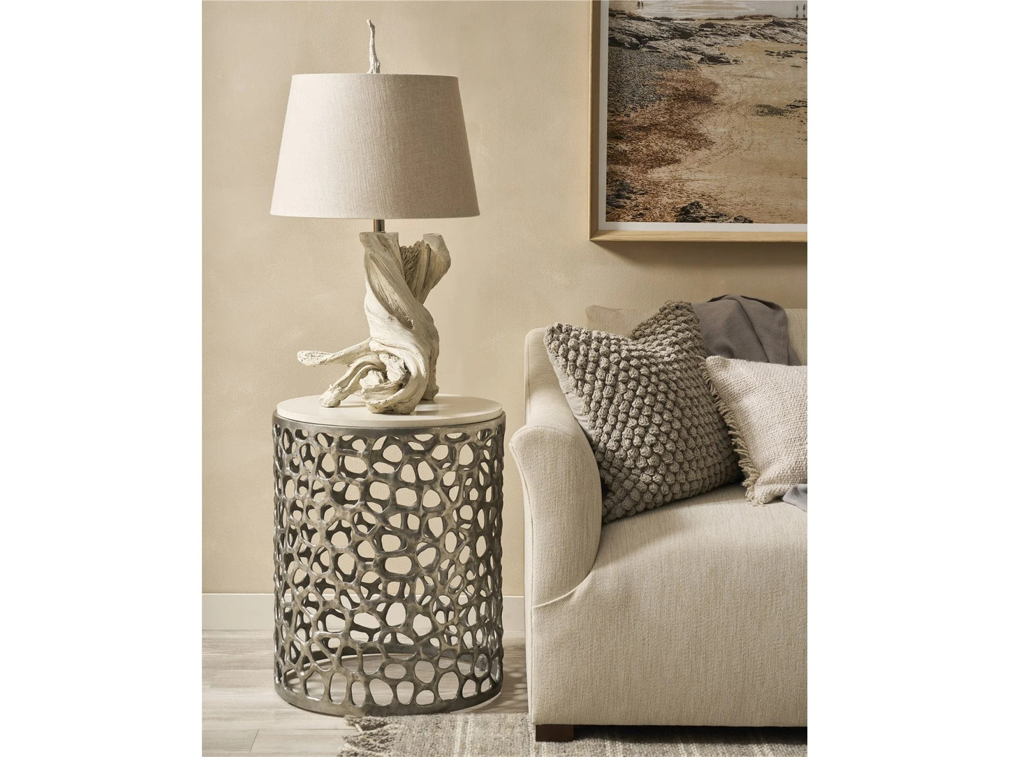 Universal - Oasis-Coastal Living Home Coral Side Table