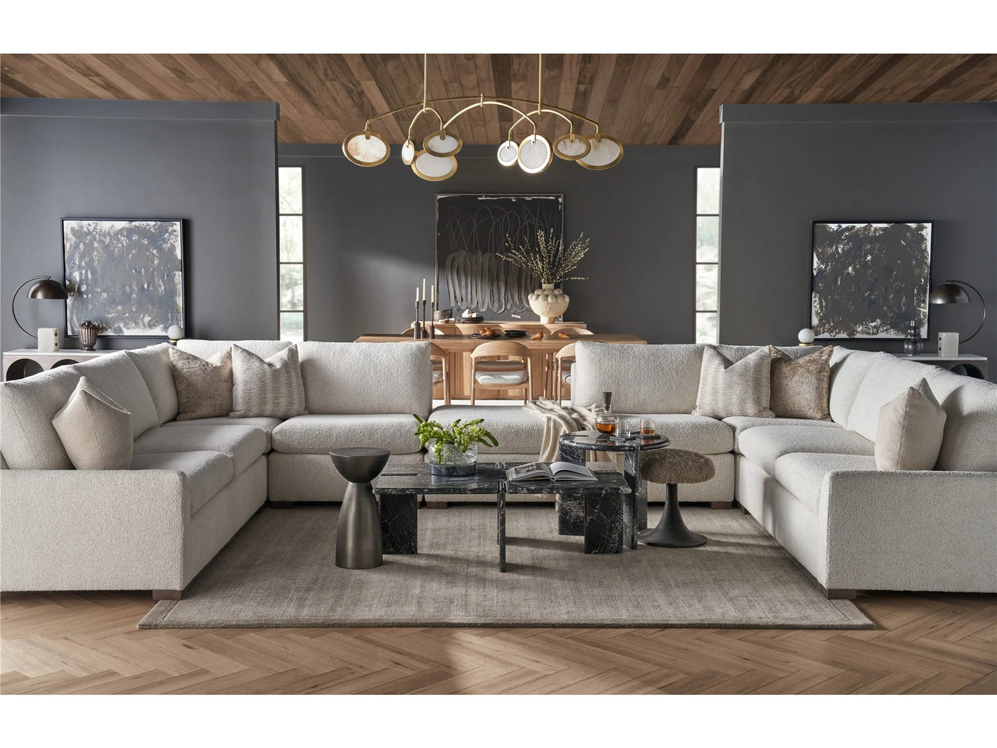 Universal - New Modern-Modern Magnus Cocktail Table