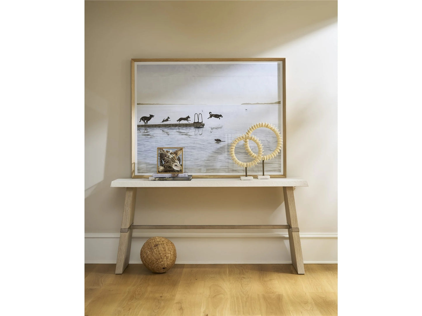 Universal - Oasis-Coastal Living Home Dockside Console Table
