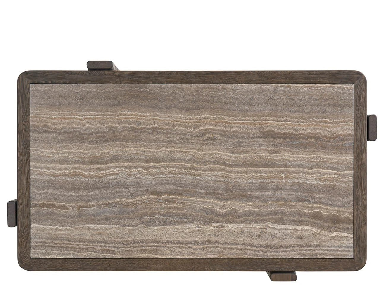 Universal - Sable & Desert-Modern Sable & Stone Cocktail Table