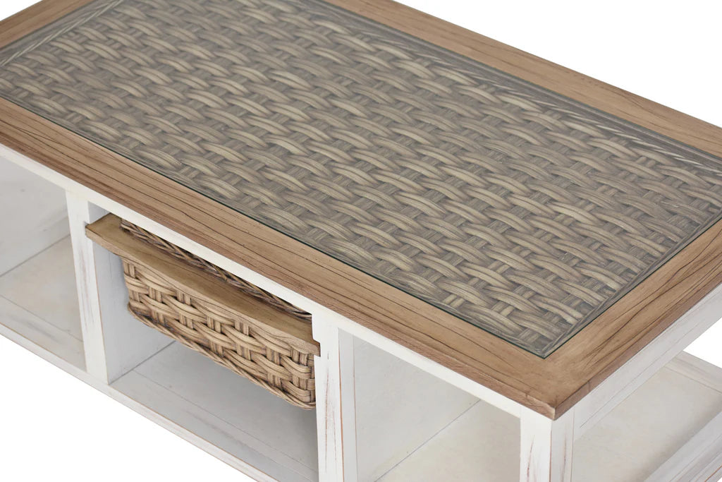 Sea Winds - Island Breeze 1 Basket Coffee Table
