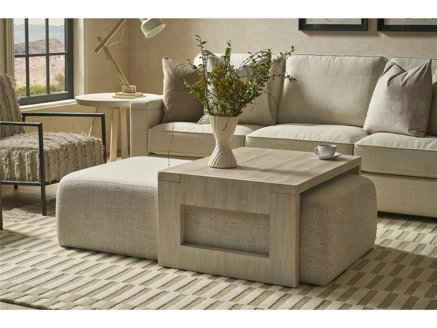 Universal - Dwell River Rock Nesting Cocktail Ottoman