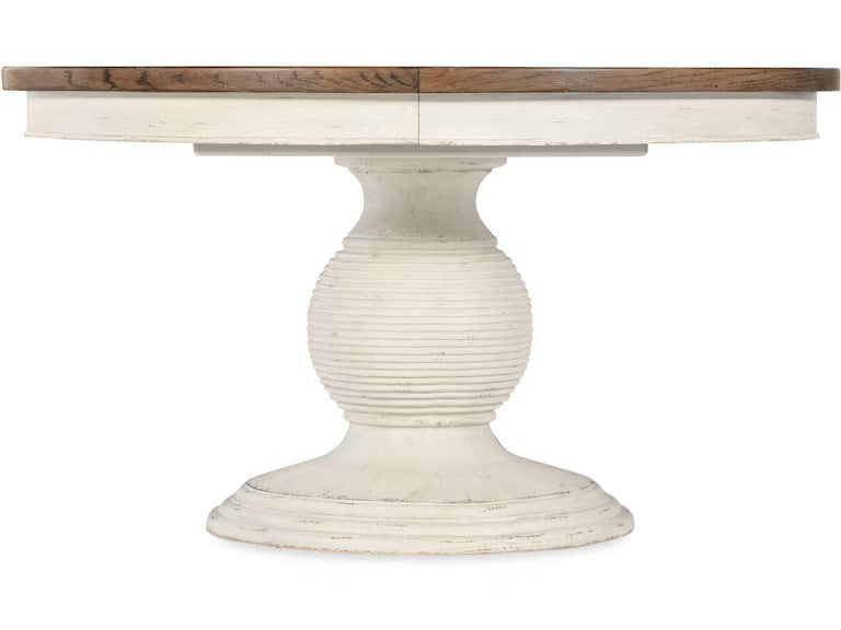 Hooker Furniture - Casual Dining Americana Round Pedestal Dining Table w/1-22in leaf