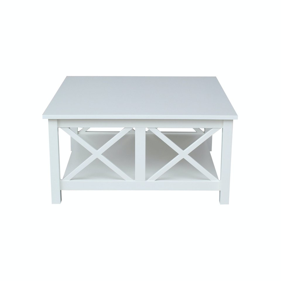 Hampton - Square Coffee Table in Pure White