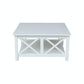 Hampton - Square Coffee Table in Pure White
