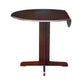 Dining Essentials - 36" Round Drop Leaf Pedestal Table in Espresso