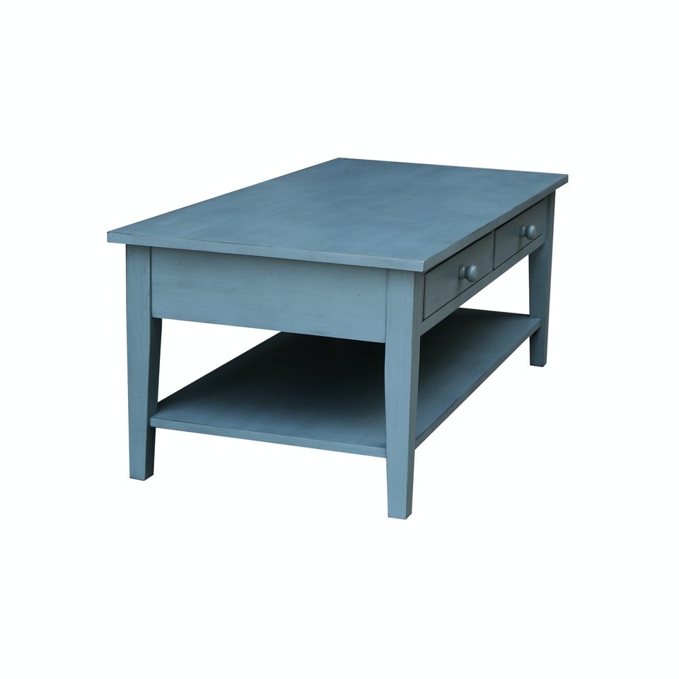 Destinations - Spencer Coffee Table in Ocean Blue