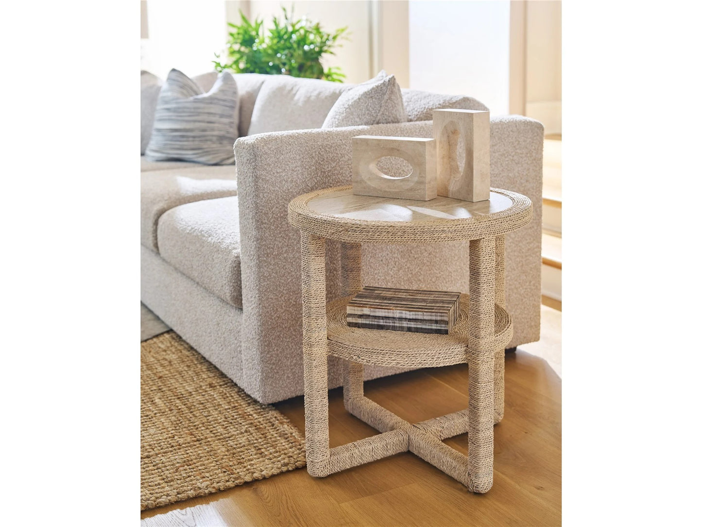 Universal - Oasis-Coastal Living Home Abaca Side Table