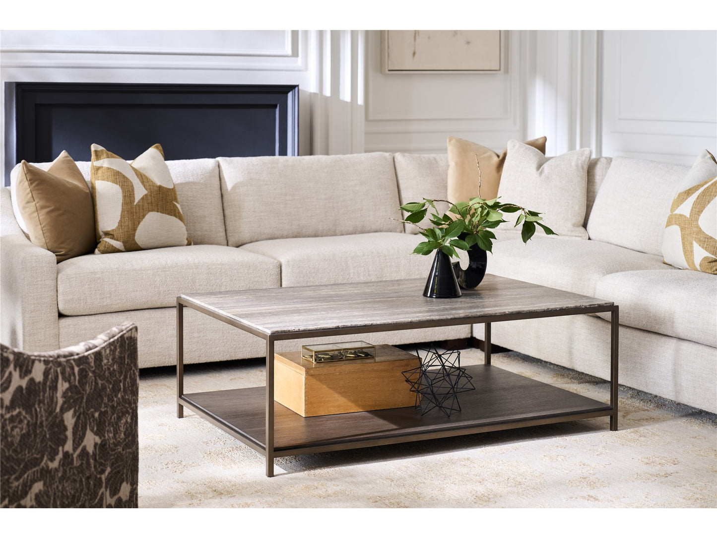 Universal - Montclair Brindle Cocktail Table
