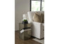 Universal - Sable & Desert-Modern Pyrite Side Table