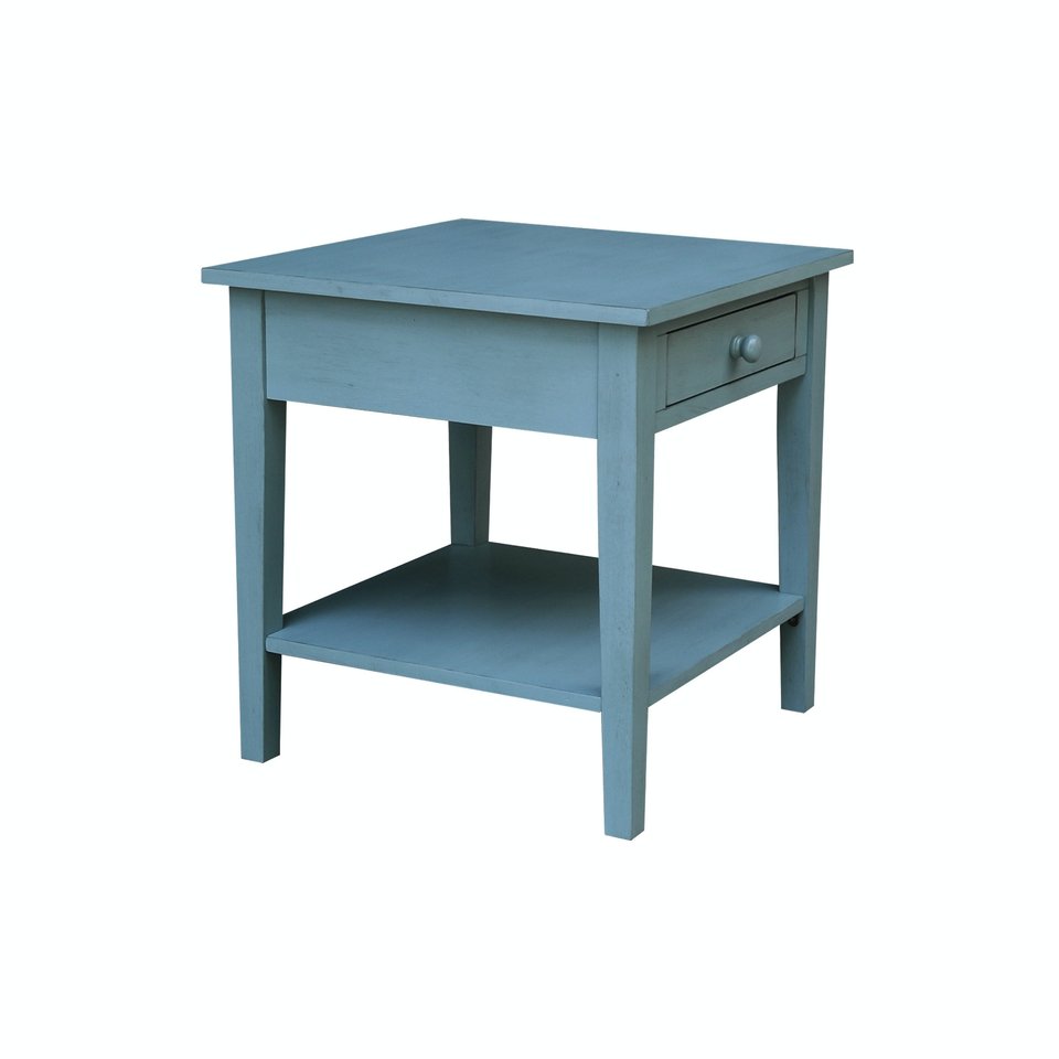 Destinations - Spencer End Table in Ocean Blue