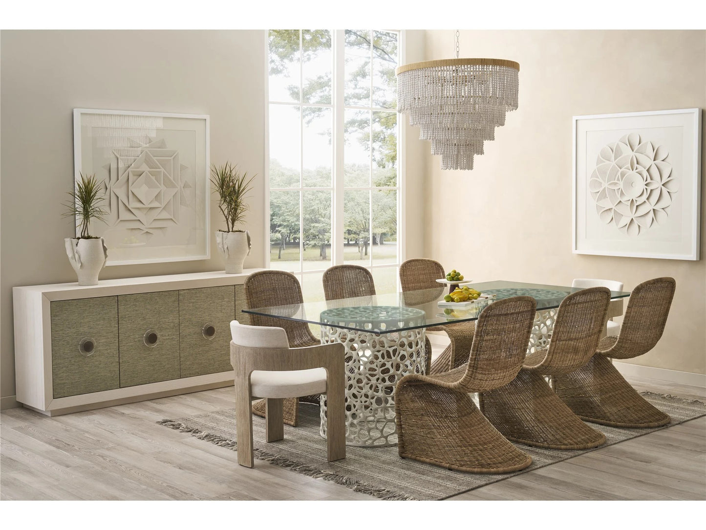 Universal - Oasis-Coastal Living Home Coral Rectangle Dining Table