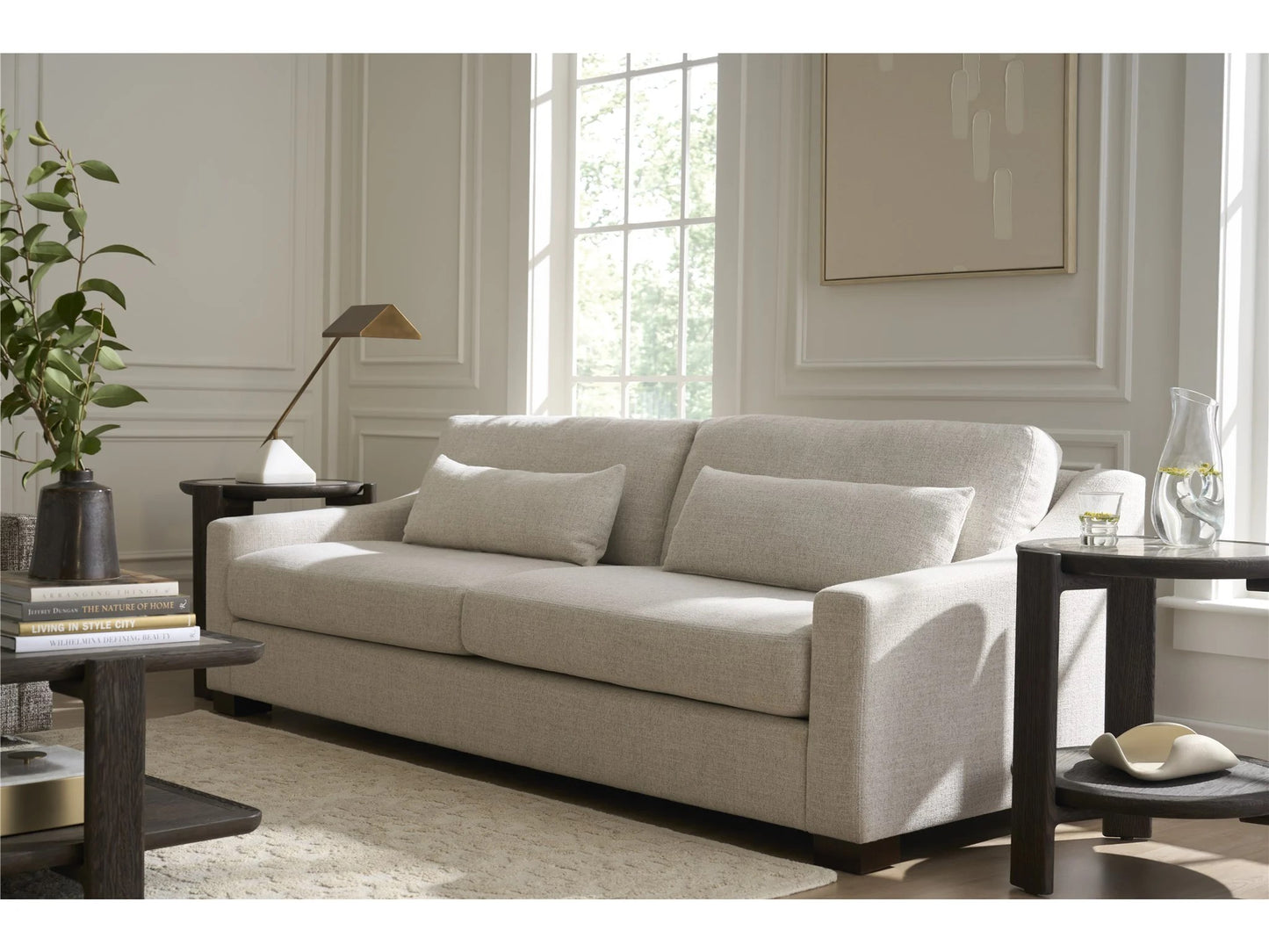 Universal - Sable & Desert-Modern Sable Side Table