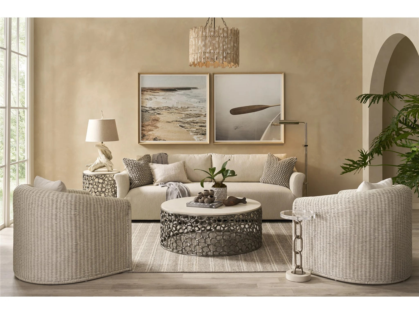 Universal - Oasis-Coastal Living Home Coral Cocktail Table