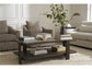 Universal - Sable & Desert-Modern Sable & Stone Cocktail Table