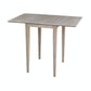 Dining Essentials - Small Drop Leaf Table in Taupe Gray