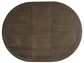 Universal - Sable & Desert-Modern Sable Round Dining Table