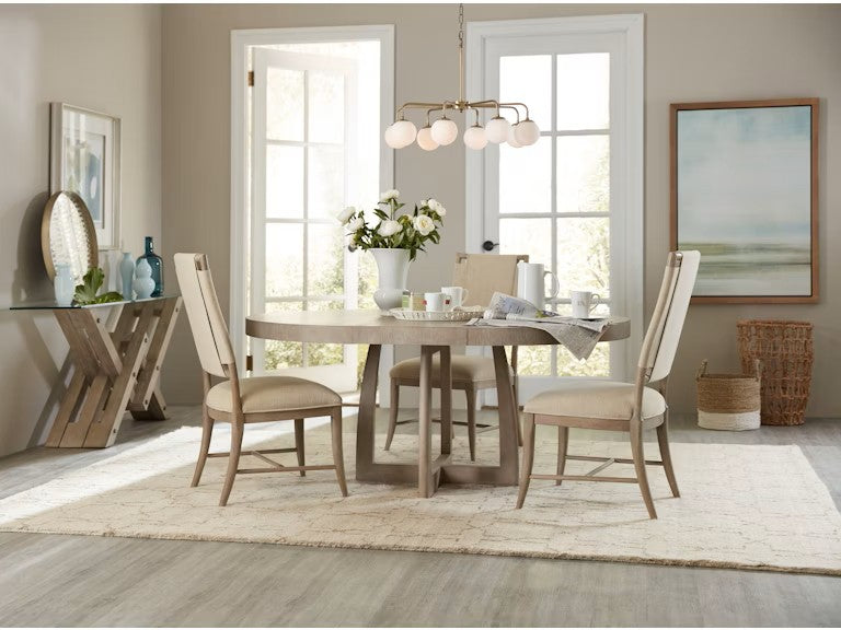 Hooker Furniture - Casual Dining Affinity 48in Round Pedestal Dining Table w/1-18in Leaf