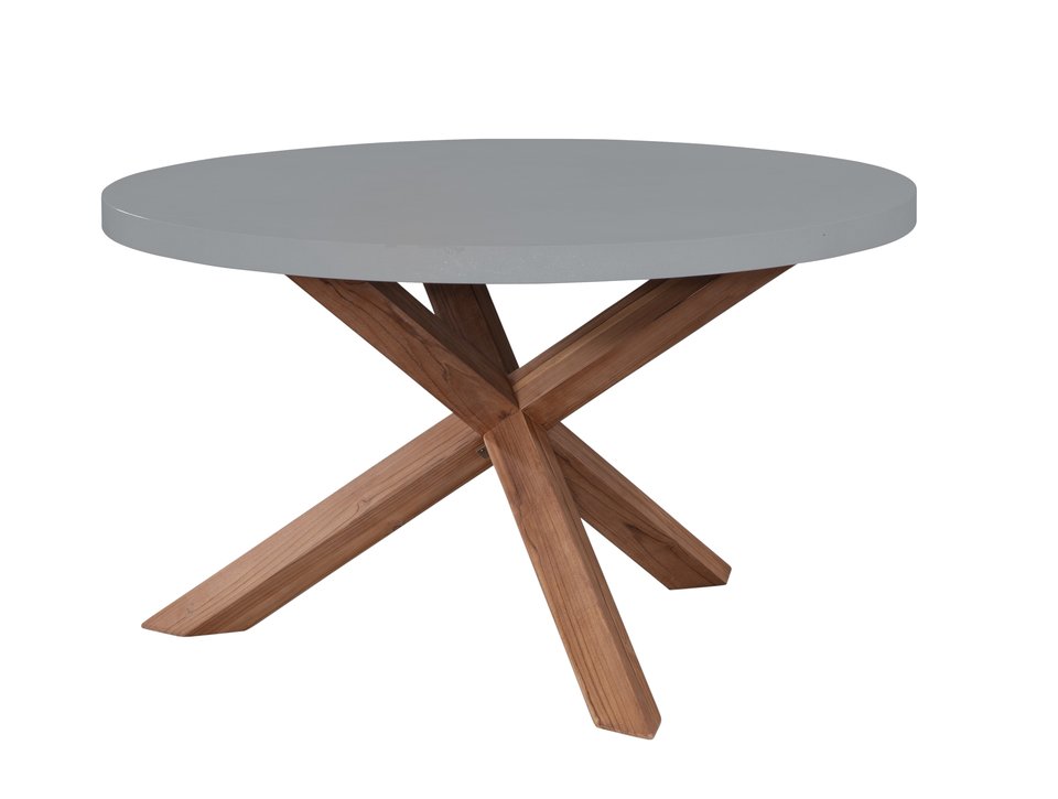 PARKS: Outdoor Living - Shenandoah Round Dining Table in Gray