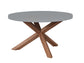 PARKS: Outdoor Living - Shenandoah Round Dining Table in Gray