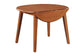 Dining Essentials - 42" Round Drop Leaf Table in Bourbon Oak