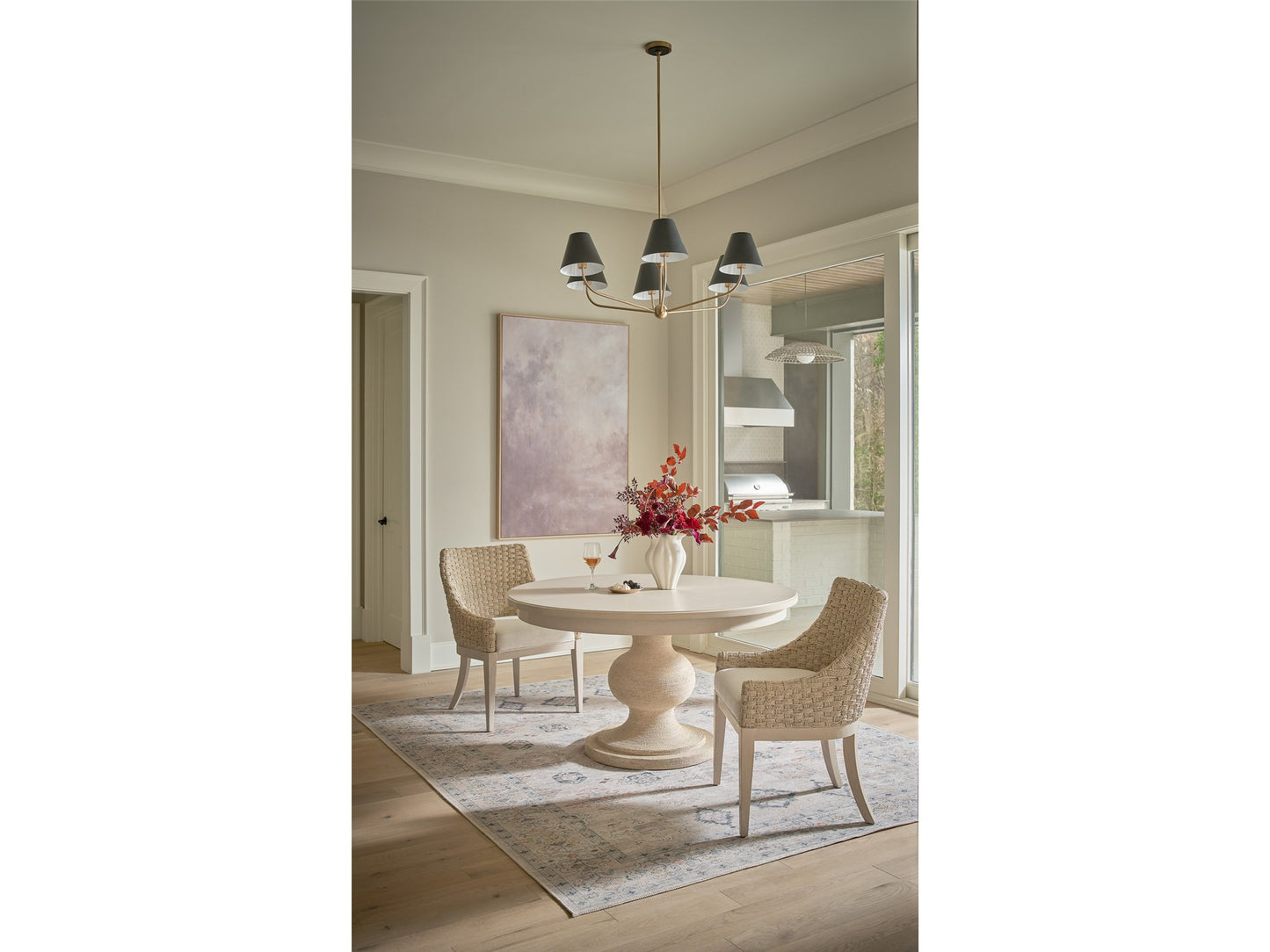 Universal - Birchaven Willow Wrapped Dining Table