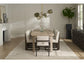 Universal - Sable & Desert-Modern Desert Dining Table
