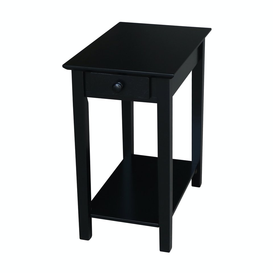 Destinations - Narrow End Table in Black