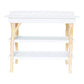 Branch Open Shelf Changing Table in Natural w/ Snow