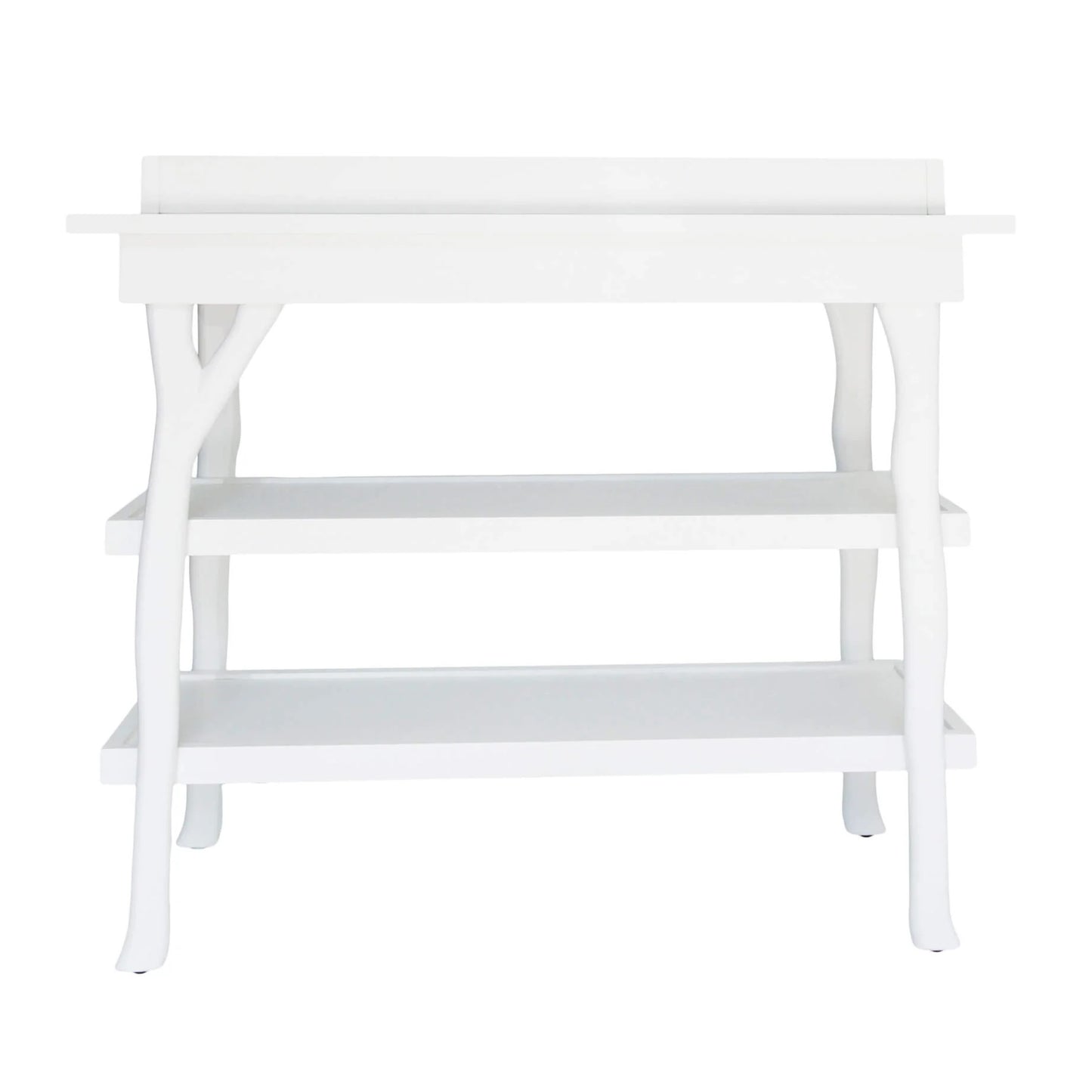 Branch Open Shelf Changing Table in Snow