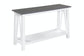 Home Accents - Surrey Sofa Table in Heather Gray & White