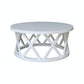 Home Accents - Ceylon Round Coffee Table in White
