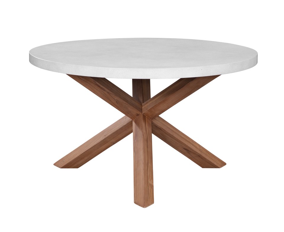 PARKS: Outdoor Living - Shenandoah Round Dining Table in White