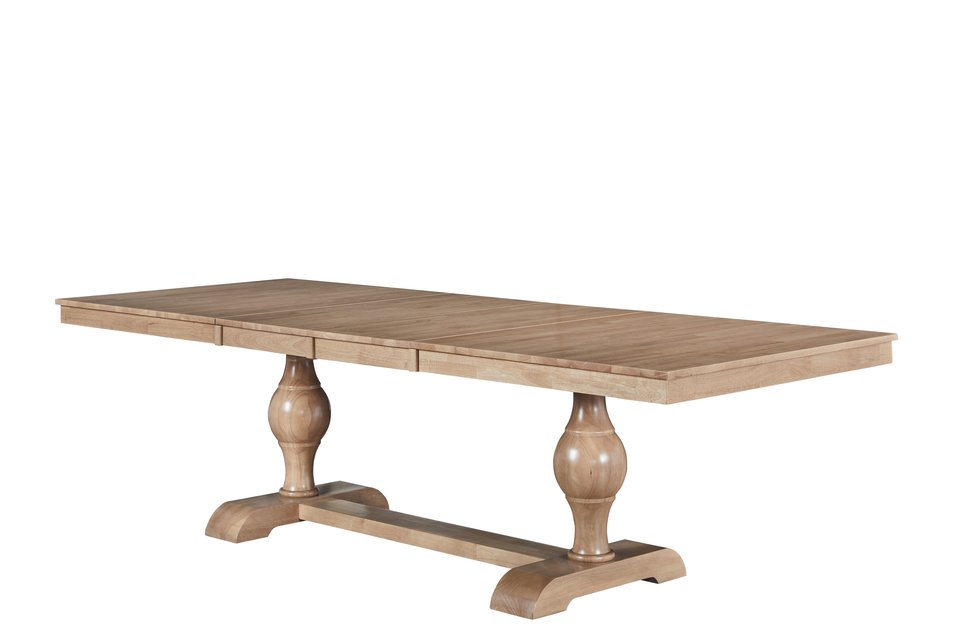 Cosmopolitan - Double Leaf Table Top w/ Grandeur Base in Honey