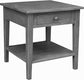Destinations - Spencer End Table in Heather Gray